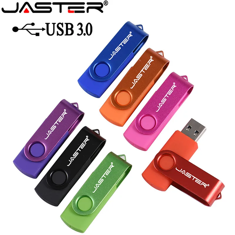 JASTER D300 USB Flash Drive 3.0 Pen Drive 128GB 64GB 32GB 16GB 8GB 4GB Rotating design Memory Stick Pendrive with free package
JASTER D300 USB Flash Drive 3.0 Pen Drive 128GB 64GB 32GB 16GB 8GB 4GB Rotating design Memory Stick Pendrive with free package