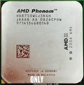 AMD Phenom X3 8750 2.4GHz Triple Core Processor Socket AM2+ 940-pin cpu, 95W L3=2M, free shipping
AMD Phenom X3 8750 2.4GHz Triple Core Processor Socket AM2+ 940-pin cpu, 95W L3=2M, free shipping