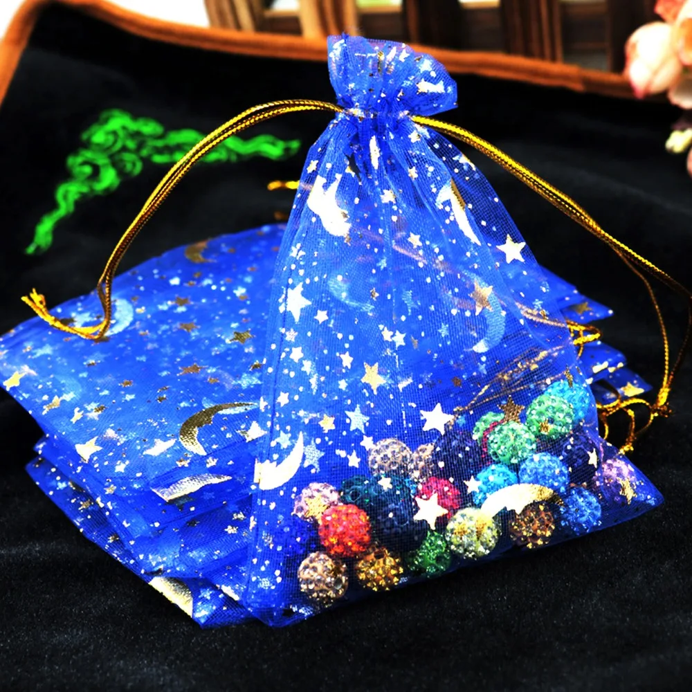 Star Moon Organza Bags