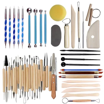Arts Crafts Clay Sculpture Tools Set Pottery Ceramic Clay Indentation Dotting Pen Silicone Tips Embossing Nail Carving Tools
Arts Crafts Clay Sculpture Tools Set Pottery Ceramic Clay Indentation Dotting Pen Silicone Tips Embossing Nail Carving Tools