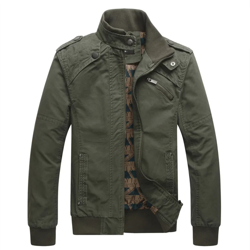 2018 Brand Spring Army Jackets Man Casual Jackets and Coats Washed 100% Pure Cotton Bomber Jackets Male Coats Drop Shipping
2018 Brand Spring Army Jackets Man Casual Jackets and Coats Washed 100% Pure Cotton Bomber Jackets Male Coats Drop Shipping