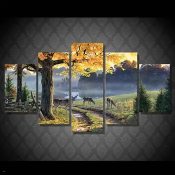 Framed)5 Pieces Autumn Lake Animal Deer Modern Home Wall Decor Canvas Picture Art Hd Print Painting On Canvas For Living Room
Framed)5 Pieces Autumn Lake Animal Deer Modern Home Wall Decor Canvas Picture Art Hd Print Painting On Canvas For Living Room