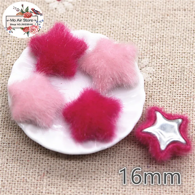50pcs pink star Flatback hairy Fabric Covered star Buttons Home Garden Crafts Cabochon Scrapbooking 16mm
50pcs pink star Flatback hairy Fabric Covered star Buttons Home Garden Crafts Cabochon Scrapbooking 16mm