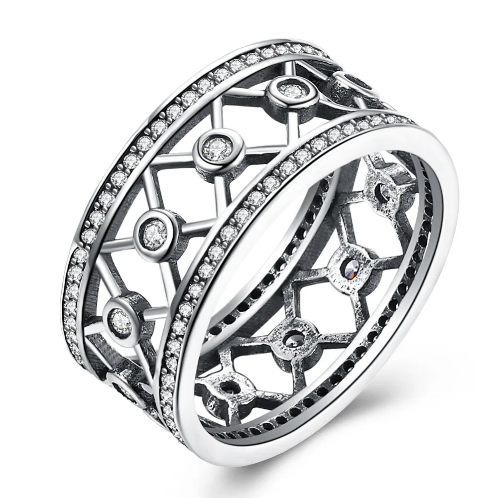 100% Pure 925 sterling silver jewelry Vintage cute hollow round wide circle with small stone ring for women wedding jewelry
100% Pure 925 sterling silver jewelry Vintage cute hollow round wide circle with small stone ring for women wedding jewelry