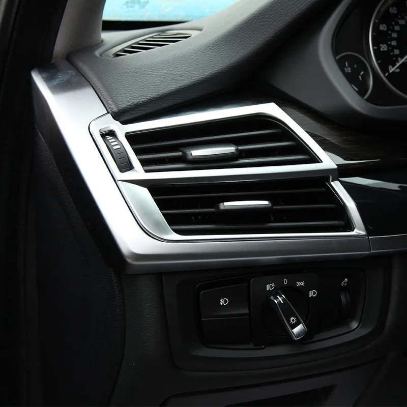 ABS Matte Chrome Air Condition Outlet Vent Frame Trim For BMW X5 f15 X6 F16 2014 2015 Accessories Car Styling left hand drive
ABS Matte Chrome Air Condition Outlet Vent Frame Trim For BMW X5 f15 X6 F16 2014 2015 Accessories Car Styling left hand drive