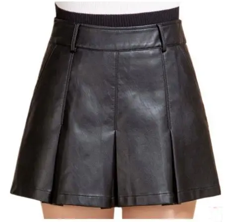 M/4Xl Lwomens Large Size Pu Leather Shorts Slim Fake Two Pieces Faux Leather Skirt Shorts Female Casual Black A-Line Short K594
M/4Xl Lwomens Large Size Pu Leather Shorts Slim Fake Two Pieces Faux Leather Skirt Shorts Female Casual Black A-Line Short K594