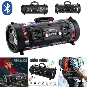 Outdoor Portable Bluetooth Speaker 15W Subwoofer Multi-function Card Microphone Audio
Outdoor Portable Bluetooth Speaker 15W Subwoofer Multi-function Card Microphone Audio