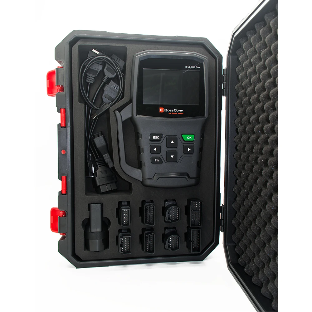 Autek IFIX-969 Pro BossComm OBD2 DiagnosticTool Full system Auto Scan ABS Airbag SRS SAS TPMS Transimission OBD2 Automotive Scan
Autek IFIX-969 Pro BossComm OBD2 DiagnosticTool Full system Auto Scan ABS Airbag SRS SAS TPMS Transimission OBD2 Automotive Scan