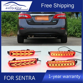 Car styling LED Bumper Lights For Nissan Sentra 2012-2018 Reflector Bumper Lamp brake Light Driving+Reverse+signal Light
Car styling LED Bumper Lights For Nissan Sentra 2012-2018 Reflector Bumper Lamp brake Light Driving+Reverse+signal Light