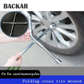 BACKAR Universal Folding Cross Wrench Car Tire Repair Tools Installation Removal Wrenches For Hyundai VW Nissan Chevrolet Kia
BACKAR Universal Folding Cross Wrench Car Tire Repair Tools Installation Removal Wrenches For Hyundai VW Nissan Chevrolet Kia
