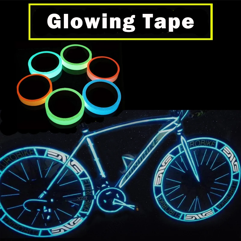 Bicycle Stickers Reflective Glow Tape adhesive Sticker Removable Luminous Glowing Striking Bike Warning Tape glow in the dark
Bicycle Stickers Reflective Glow Tape adhesive Sticker Removable Luminous Glowing Striking Bike Warning Tape glow in the dark