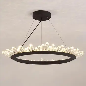 American luxury chandelier model room restaurant bedroom study personality atmosphere luxury dining table crystal lamp
American luxury chandelier model room restaurant bedroom study personality atmosphere luxury dining table crystal lamp