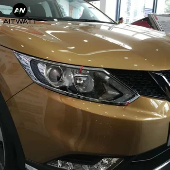 Fit For Nissan Qashqai J11 ABS Chrome Front HeadLight Lamp Cover Trim Frame Rim Bezel Molding Accessories 2016 2017 2018 2019 
Fit For Nissan Qashqai J11 ABS Chrome Front HeadLight Lamp Cover Trim Frame Rim Bezel Molding Accessories 2016 2017 2018 2019