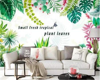 beibehang Papel de parede 3d custom wallpaper Nordic minimalist small fresh tropical plant banana leaf 3d bedroom mural wall
beibehang Papel de parede 3d custom wallpaper Nordic minimalist small fresh tropical plant banana leaf 3d bedroom mural wall