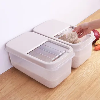 1Pc Kitchen Storage Organizer Dried Food Storage Sealed Box Moisture-proof Rice Bin Bean Grain Container Organizer Household Use
1Pc Kitchen Storage Organizer Dried Food Storage Sealed Box Moisture-proof Rice Bin Bean Grain Container Organizer Household Use