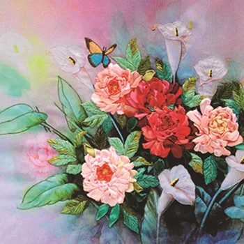 85X65cm Bouquet DIY Ribbon Embroidery Fashion 3d Print Cross Stitch Kit Handcraft Needlework Unfinished Wall Painting Craft Gift
85X65cm Bouquet DIY Ribbon Embroidery Fashion 3d Print Cross Stitch Kit Handcraft Needlework Unfinished Wall Painting Craft Gift