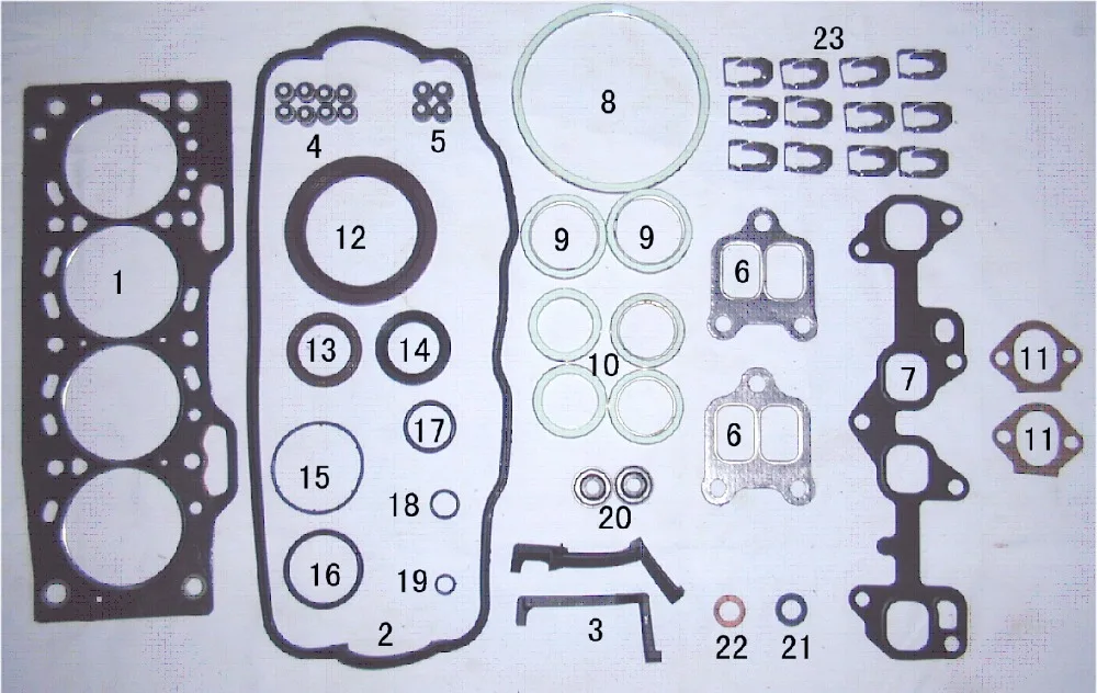 2E Engine complete Full Gasket Set kit for Toyota COROLLA/STARLET/SPRINTER 1.3L 1295CC 1987-2001 04111-11025 50251900
2E Engine complete Full Gasket Set kit for Toyota COROLLA/STARLET/SPRINTER 1.3L 1295CC 1987-2001 04111-11025 50251900