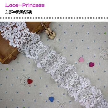 3 yards 9CM white Polyester organze embroidery Lace DIY skirt hem costumes Accessories Sewing Edge Wedding lace trim DB023
3 yards 9CM white Polyester organze embroidery Lace DIY skirt hem costumes Accessories Sewing Edge Wedding lace trim DB023