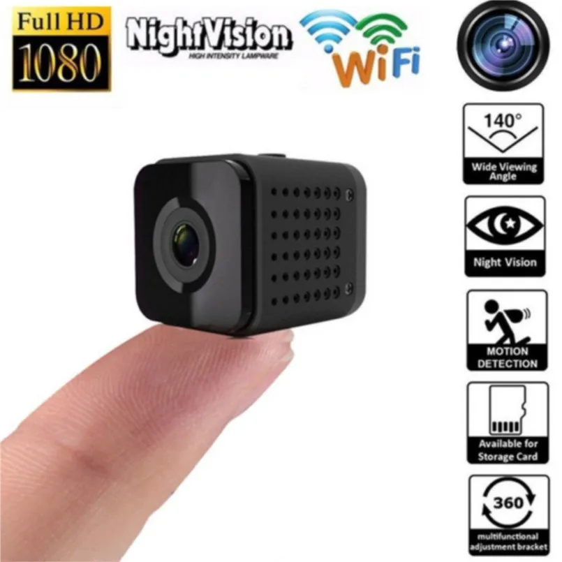 HD Q13 Mini Camera Wireless Wifi IP Security Camcorder 1080P HD Night Vision Wide Angle150 Degrees Mini Camera 40AP26
HD Q13 Mini Camera Wireless Wifi IP Security Camcorder 1080P HD Night Vision Wide Angle150 Degrees Mini Camera 40AP26