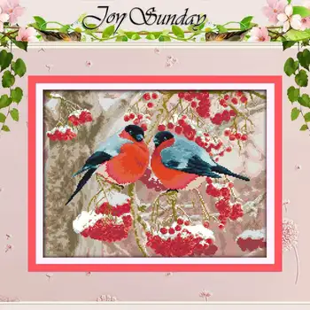 Bullfinch and Red Fruits Counted Pattern Cross Stitch DIY 11 14CT Animal Cross-Stitch Kits Home Decor Embroidery Needlework
Bullfinch and Red Fruits Counted Pattern Cross Stitch DIY 11 14CT Animal Cross-Stitch Kits Home Decor Embroidery Needlework