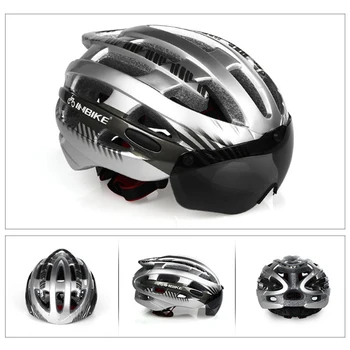 INBIKE Cycling Helmet Ultralight Bike Helmet Men Mountain Road Women MTB Windproof Glasses Bicycle Helmet With Lens
INBIKE Cycling Helmet Ultralight Bike Helmet Men Mountain Road Women MTB Windproof Glasses Bicycle Helmet With Lens