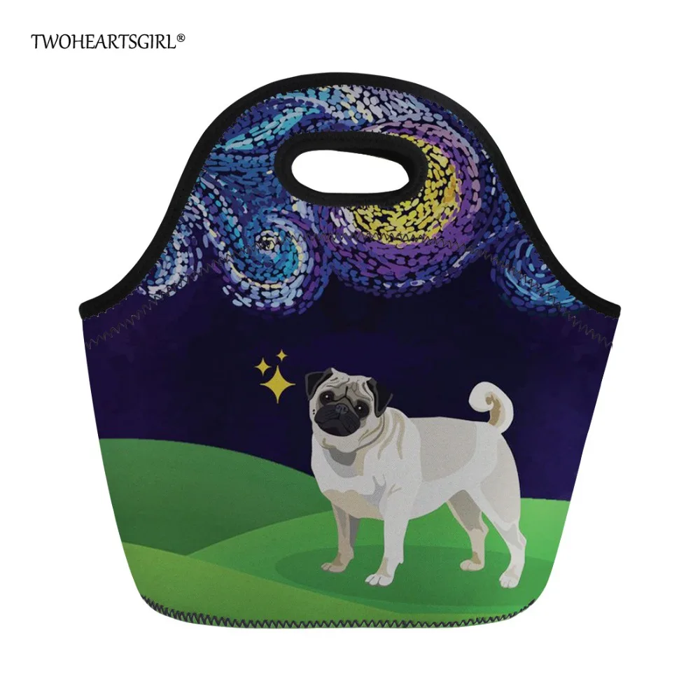 Twoheartsgirl Neoprene Lunch Bag for Women Cute Puppy Pug Dog Thermal Lunchbox Thermo Lancheira Kids Girls Cooler Food Bag
Twoheartsgirl Neoprene Lunch Bag for Women Cute Puppy Pug Dog Thermal Lunchbox Thermo Lancheira Kids Girls Cooler Food Bag