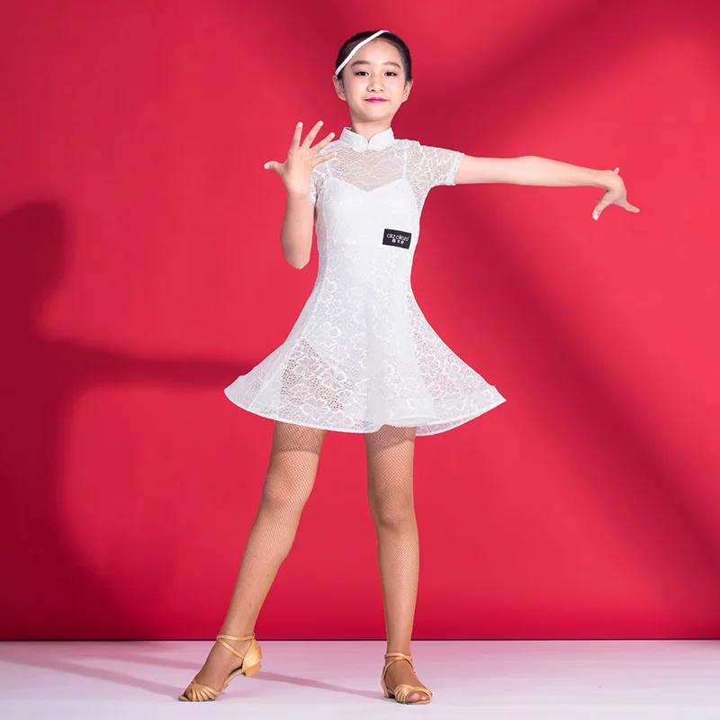 New Fashion lace turtleneck Latin dance one-piece dresses for little girl/children/kid, ballroom costume performance wear G3050
New Fashion lace turtleneck Latin dance one-piece dresses for little girl/children/kid, ballroom costume performance wear G3050