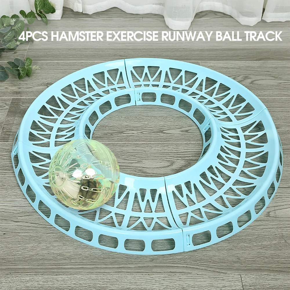 Hamster Running Ball Track Toy Hamster Accessories Exercise Track Small Pet Runway Toys for Hamster Guinea Pig
Hamster Running Ball Track Toy Hamster Accessories Exercise Track Small Pet Runway Toys for Hamster Guinea Pig