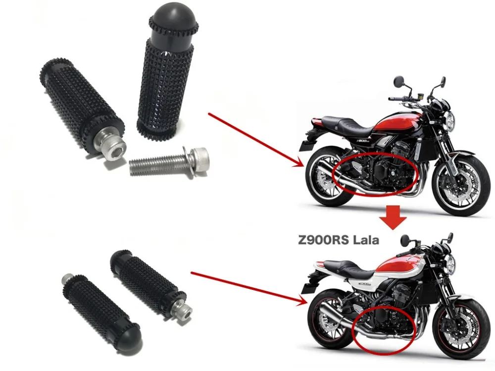 Motorcycle CNC Rear Foot Pegs Rest Passenger Foot Pegs For KAWASAKI Z800 Z900 Z900RS Z1000 Z650 ZX6R NINJA 400R Z300 250 KLX250
Motorcycle CNC Rear Foot Pegs Rest Passenger Foot Pegs For KAWASAKI Z800 Z900 Z900RS Z1000 Z650 ZX6R NINJA 400R Z300 250 KLX250
