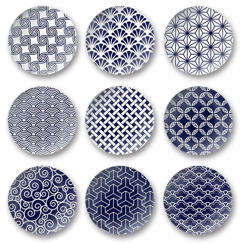 Chinese classical blue pattern decoration series Creative home ceramic decoration plate hanging plate set plate exquisite crafts
Chinese classical blue pattern decoration series Creative home ceramic decoration plate hanging plate set plate exquisite crafts