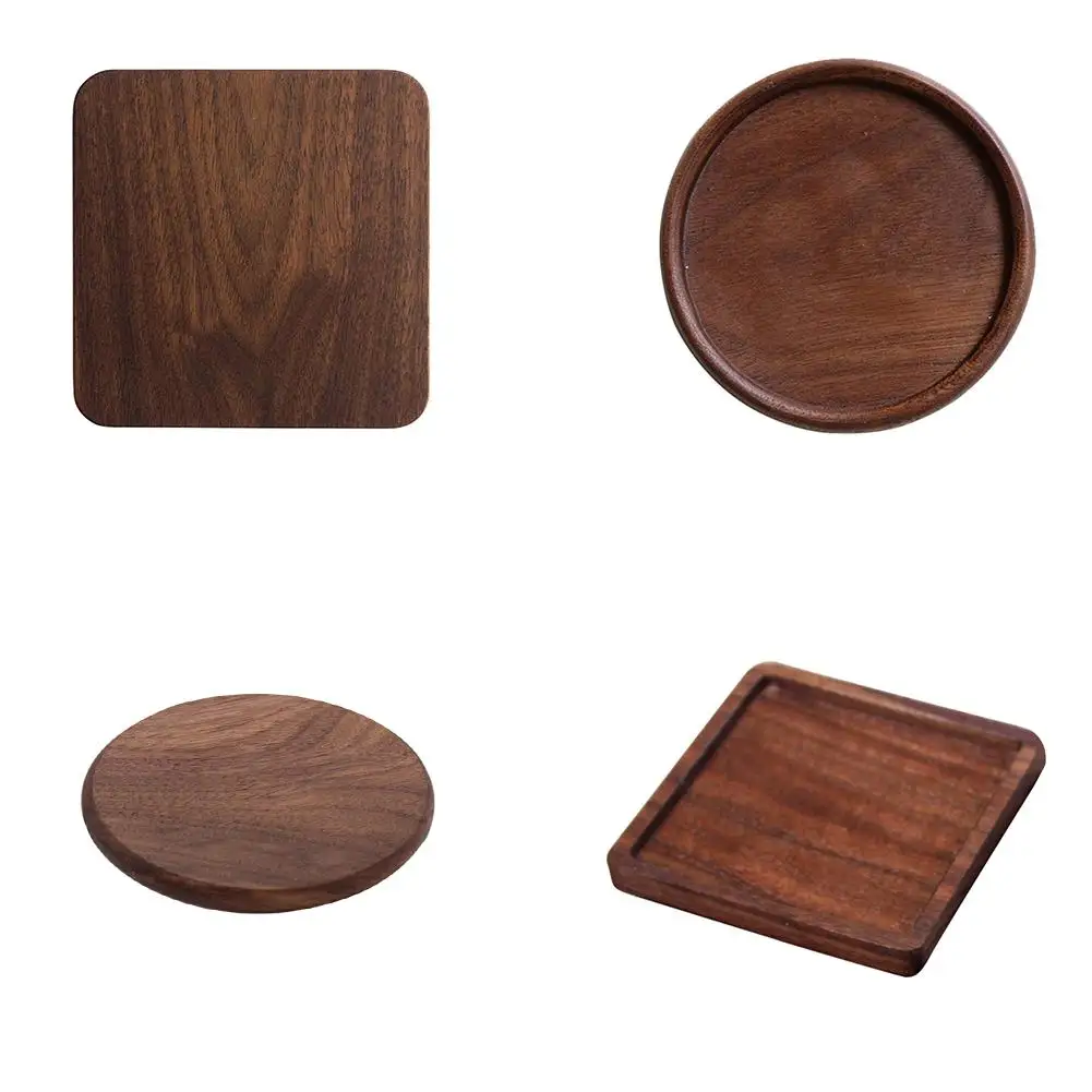 Wooden Coaster Walnut Square Cup Mat Wooden Insulated Potholders Creative Trays Home Kitchen Living Room Cutlery Accessories
Wooden Coaster Walnut Square Cup Mat Wooden Insulated Potholders Creative Trays Home Kitchen Living Room Cutlery Accessories