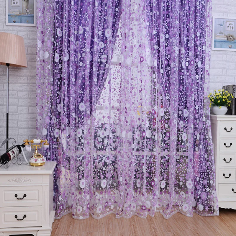 1pc Romantic Small Flowers Tulle curtains window screening Panel for Living Room Indoor Balcony Bedroom Kitchen Voile Curtains
1pc Romantic Small Flowers Tulle curtains window screening Panel for Living Room Indoor Balcony Bedroom Kitchen Voile Curtains
