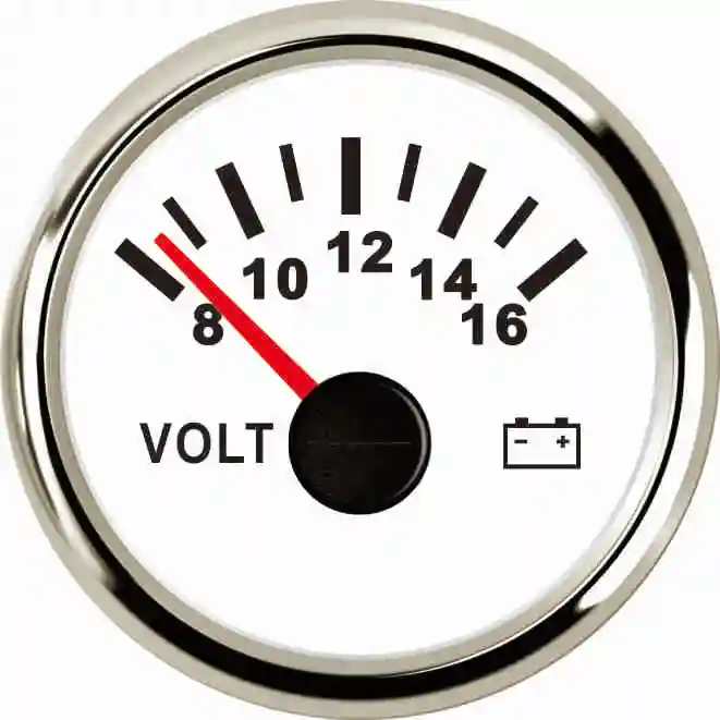 Waterproof Voltmeter Volt Gauge Meter 12V 8-16V 52mm(2") With Red Backlight For ATV UTV Automobile Marine
Waterproof Voltmeter Volt Gauge Meter 12V 8-16V 52mm(2") With Red Backlight For ATV UTV Automobile Marine