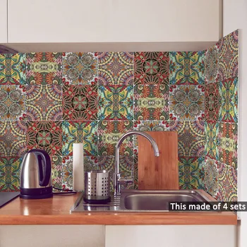 10 Pcs/set 15cm/20cm Indian Pattern Wall Sticker Self -Adhesive Tiles Wallpaper Oil Waterproof Tile Stickers Bedroom Decoration
10 Pcs/set 15cm/20cm Indian Pattern Wall Sticker Self -Adhesive Tiles Wallpaper Oil Waterproof Tile Stickers Bedroom Decoration