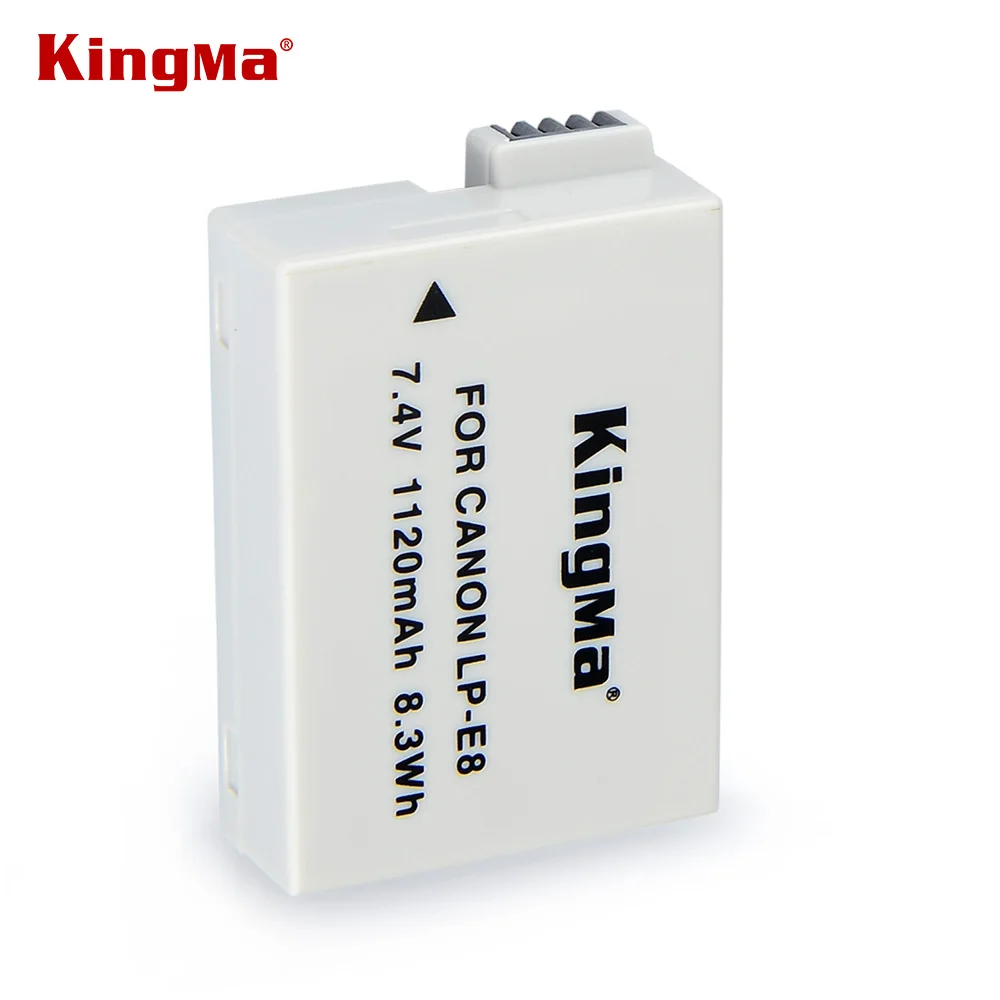 KingMa LP-E8 LP E8 LPE8 Camera Battery For Canon EOS 550D 600D 650D 700D kiss X4 X5 X6i X7i Rebel T2i T3i T4i T5i Batteries
KingMa LP-E8 LP E8 LPE8 Camera Battery For Canon EOS 550D 600D 650D 700D kiss X4 X5 X6i X7i Rebel T2i T3i T4i T5i Batteries