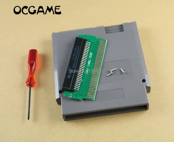 OCGAME Adapter Converter 60 Pin to 72 Pin with CIC chip installed For NES Console System with Cartridge case and screwdriver
OCGAME Adapter Converter 60 Pin to 72 Pin with CIC chip installed For NES Console System with Cartridge case and screwdriver