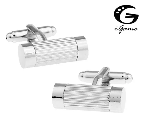 iGame Men Fashion Cufflinks Cylinder Design Silver Color Copper Material Free Shipping
iGame Men Fashion Cufflinks Cylinder Design Silver Color Copper Material Free Shipping