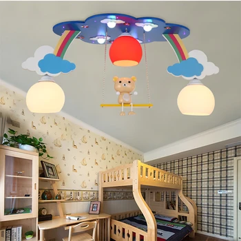 Children bedroom bedroom LED ceiling light warm boy girl eye care cartoon rainbow bear lighting Swing ZL201
Children bedroom bedroom LED ceiling light warm boy girl eye care cartoon rainbow bear lighting Swing ZL201