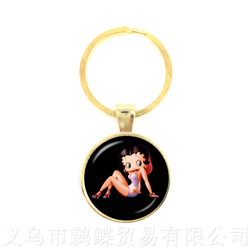 2018 New Classical Fashion Betty Boop Pattern Keychains Charm Glass Dome Handmade Jewelry Keyring Gift For Friends
2018 New Classical Fashion Betty Boop Pattern Keychains Charm Glass Dome Handmade Jewelry Keyring Gift For Friends