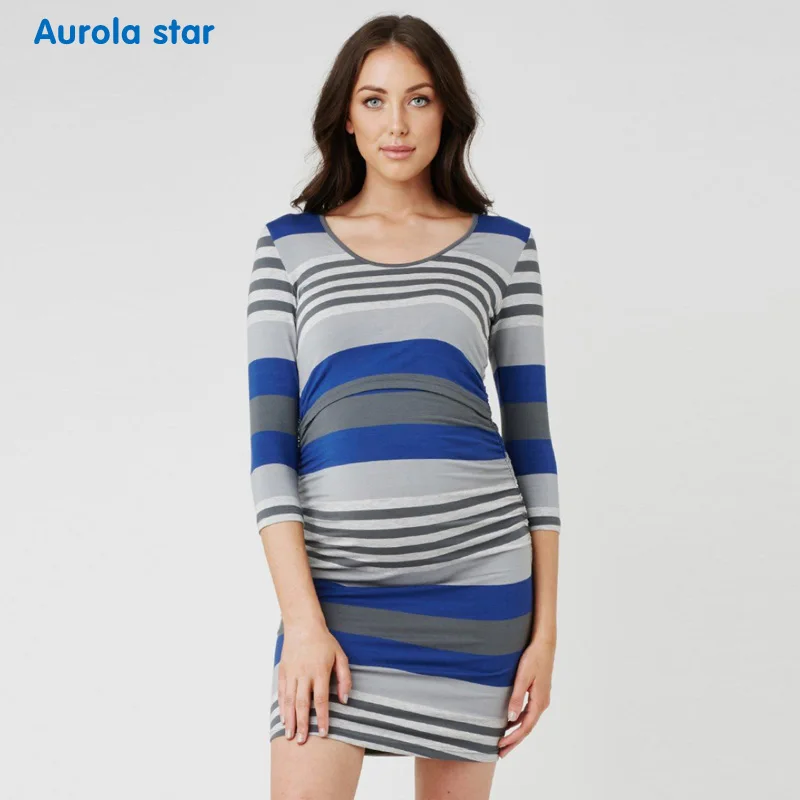 Stripe Nursing Maternity Dress Pregnancy Breastfeeding Striped Dresses Nursing Dress For Pregnant Women 3/4 Sleeve Party Dress
Stripe Nursing Maternity Dress Pregnancy Breastfeeding Striped Dresses Nursing Dress For Pregnant Women 3/4 Sleeve Party Dress