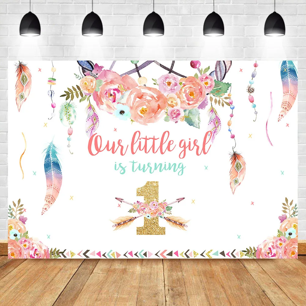 NeoBack Wild One Backdrop Happy 1st Birthday Dreamcatcher Party Girl Tribal Party Boho Cake Table Photography Background
NeoBack Wild One Backdrop Happy 1st Birthday Dreamcatcher Party Girl Tribal Party Boho Cake Table Photography Background