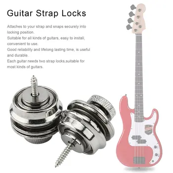 2pcs Guitar Strap Buttons Schaller Style For Guitar Bass Parts Round Head Spiral Grain Black/Silver Non-slip Locks Belt Buckle
2pcs Guitar Strap Buttons Schaller Style For Guitar Bass Parts Round Head Spiral Grain Black/Silver Non-slip Locks Belt Buckle