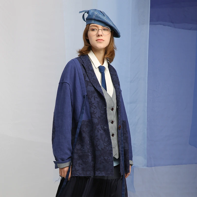 IRINAW023 original design new arrival spring 2018 casual loose long jacquard cotton and linen coat women casual blazer
IRINAW023 original design new arrival spring 2018 casual loose long jacquard cotton and linen coat women casual blazer