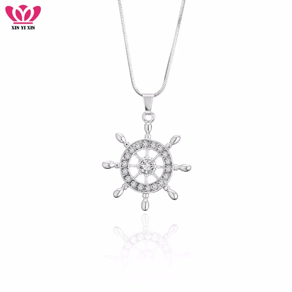 2018 New Silver Small Sea Voyage Ship Rudder Pendant Charms Women Necklace High Quality Choker Fashion Jewelry Dropshipping
2018 New Silver Small Sea Voyage Ship Rudder Pendant Charms Women Necklace High Quality Choker Fashion Jewelry Dropshipping
