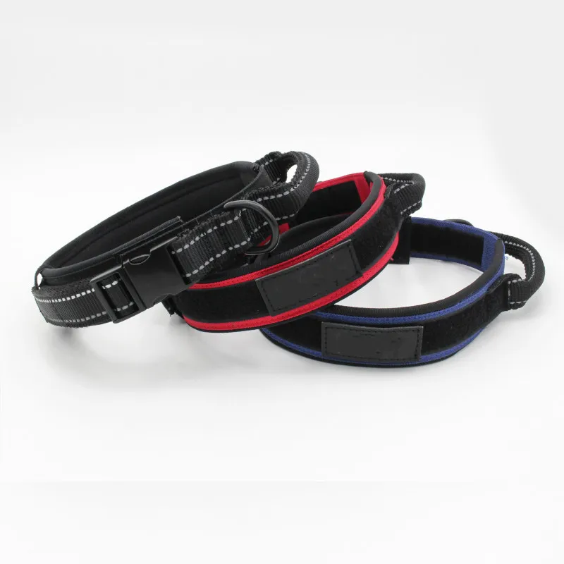 Comfortable Neoprene Material Substrate Pet Dog Collar Oxford Cloth Dog Chain Reflective Letter Engraved Collar For Large Dogs
Comfortable Neoprene Material Substrate Pet Dog Collar Oxford Cloth Dog Chain Reflective Letter Engraved Collar For Large Dogs