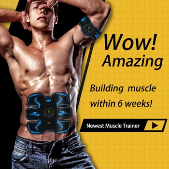 FOUAVRTEL Muscle Stimulator Electronic Body Exerciser EMS Muscle Trainer Body Slimming Machine EMS Muscle Massage Device
FOUAVRTEL Muscle Stimulator Electronic Body Exerciser EMS Muscle Trainer Body Slimming Machine EMS Muscle Massage Device