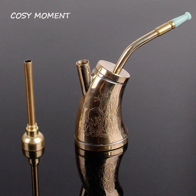 COSY MOMENT Mini Water Pipe For Smoking Weed Copper Portable Weed Pipe Smoking Filter Mini Hookah/Shisha Men Gifts SM080
COSY MOMENT Mini Water Pipe For Smoking Weed Copper Portable Weed Pipe Smoking Filter Mini Hookah/Shisha Men Gifts SM080