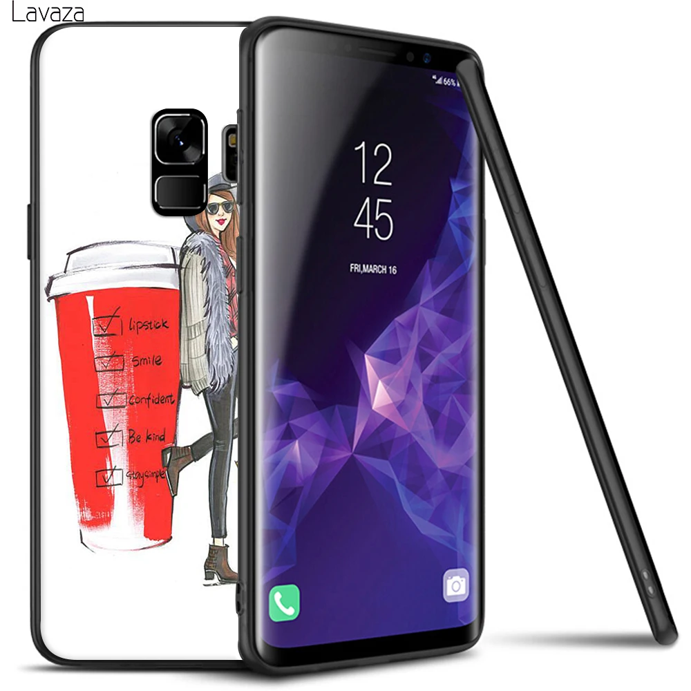 Мягкий чехол для мамы и дочки Lavaza Galaxy A3 A5 2016 2017 A6 plus A7 A8 A9 J6 2018 A10 30 40 50 70|Специальные