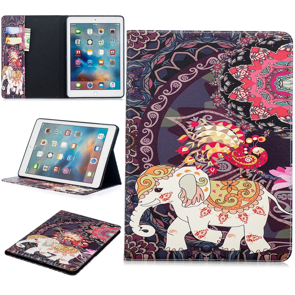 Funny Elephant cartoon pattern Sleep Wake Stand Holder Flip PU Leather Tablets Cover Cases Case For iPad Air 5 6 9.7 2017 2018
Funny Elephant cartoon pattern Sleep Wake Stand Holder Flip PU Leather Tablets Cover Cases Case For iPad Air 5 6 9.7 2017 2018