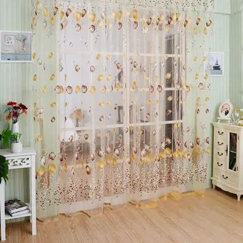 New Tulip Floral Tulle Door Window Screening Curtain Sheer Drape Panel Scarfs Valances Beads Tassel
New Tulip Floral Tulle Door Window Screening Curtain Sheer Drape Panel Scarfs Valances Beads Tassel